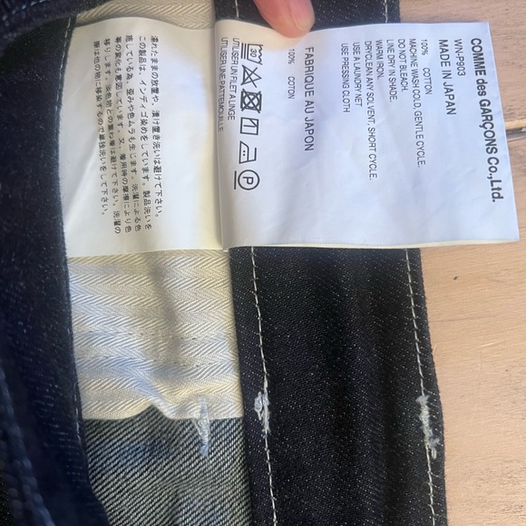 Eye Junta Wantanabe x Carhartt Men’s Black Jeans - Picture 6 of 6